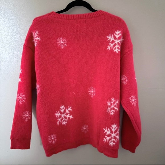 NWT BiBi Festive Red Christmas Sweater - Picture 4 of 6